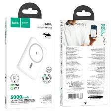 Hoco Power Bank 5000mAh ultra-thin Magnetic Wireless （J140A）