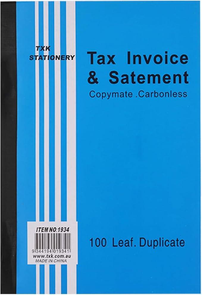 Tax Invoice & Statement Book
